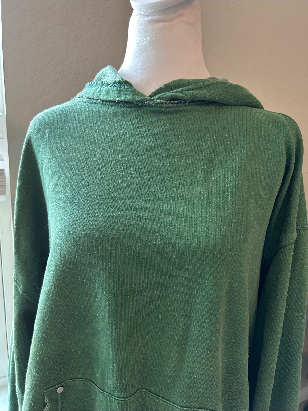 BDG Urban Outfitters Green Oversized Hoodie Womens Size Large - Picture 3 of 10